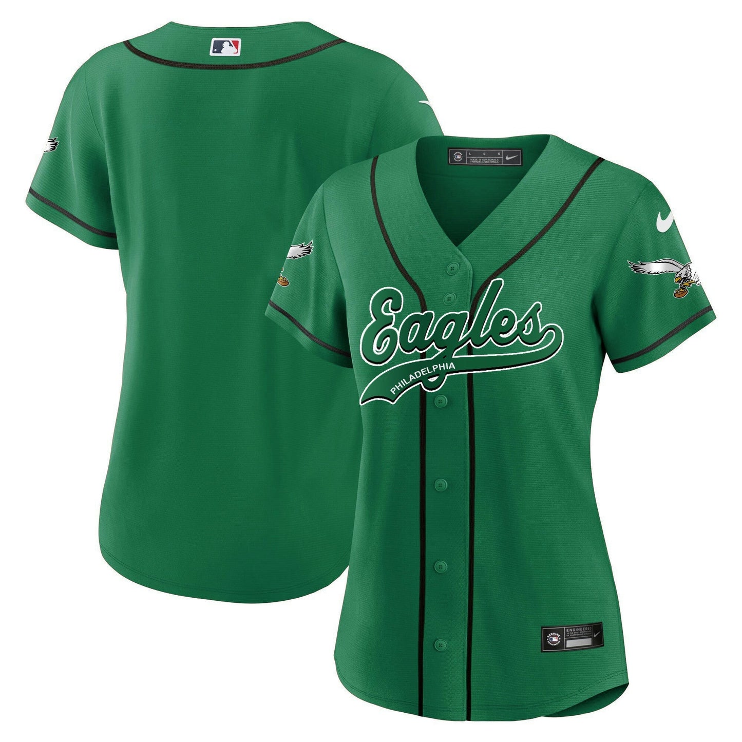 Camisa NFL Women’s Kelly Green Baseball Limited Jersey