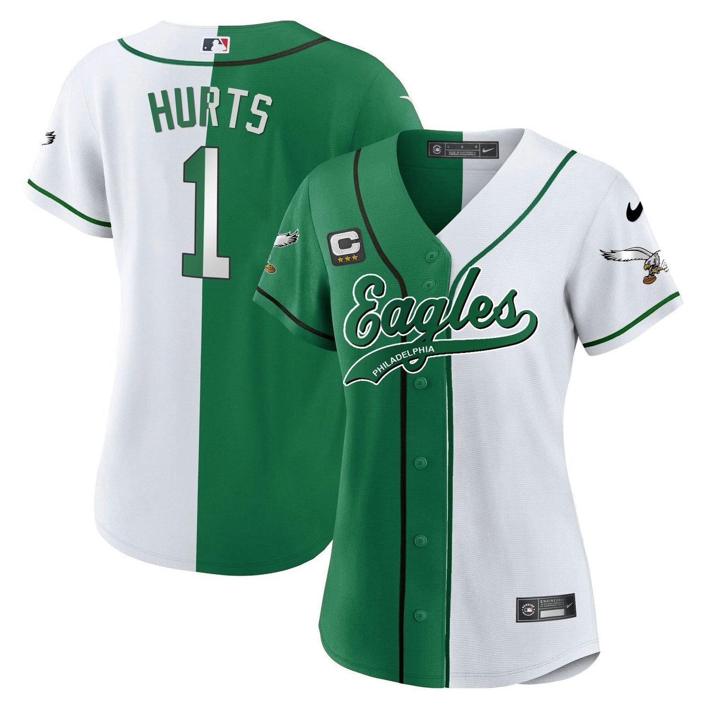 Camisa NFL Women’s Kelly Green Baseball Limited Jersey