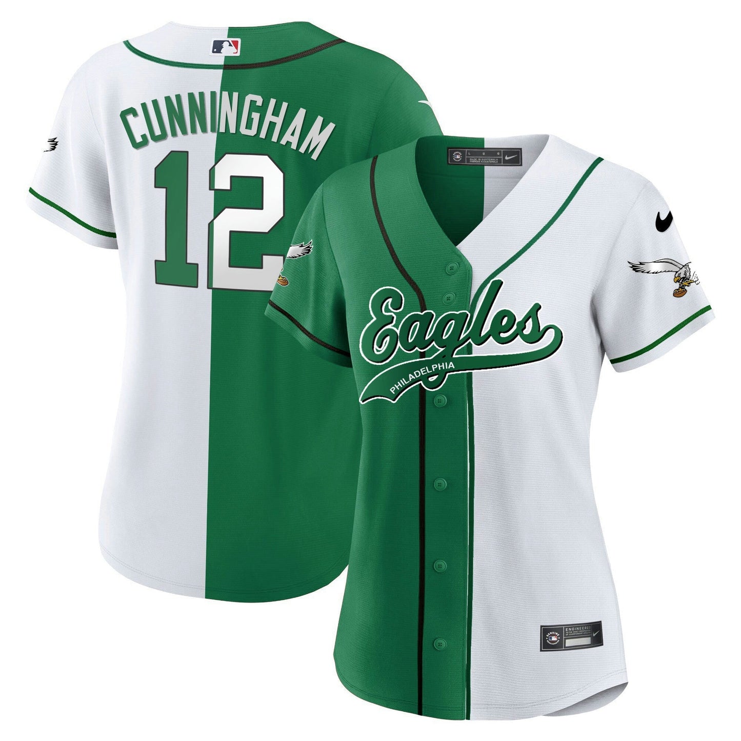 Camisa NFL Women’s Kelly Green Baseball Limited Jersey