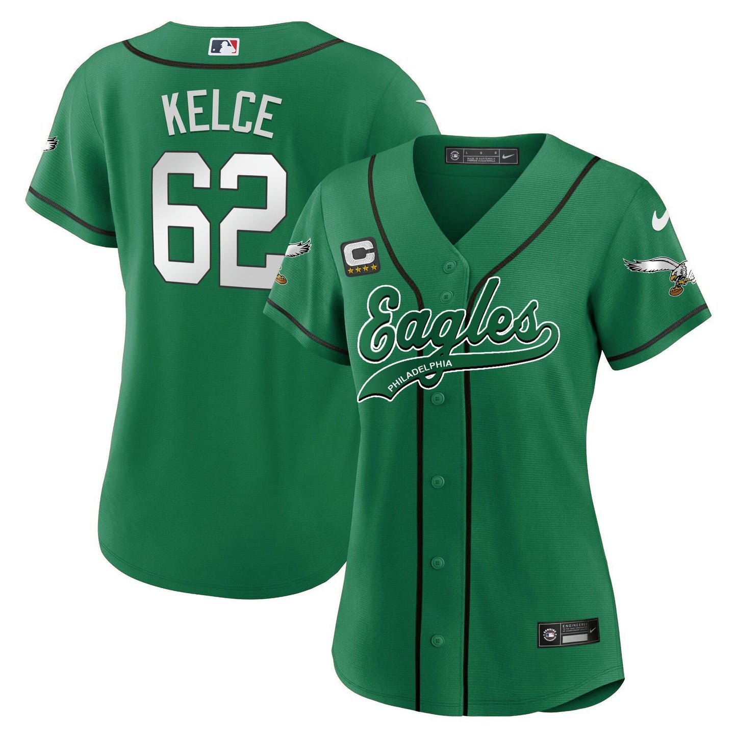 Camisa NFL Women’s Kelly Green Jersey