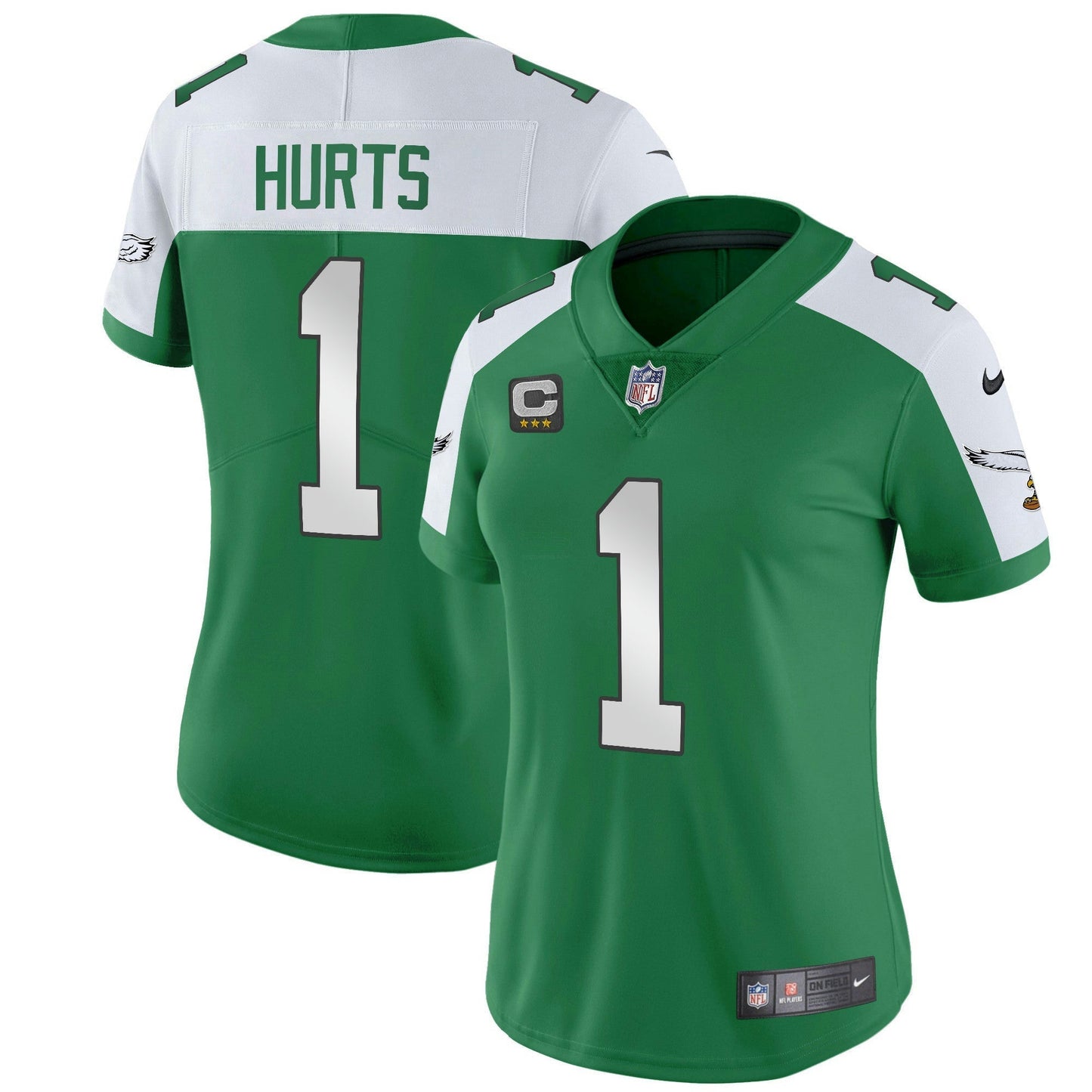 Camisa NFL Women’s Kelly Green Vapor Limited Jersey V2