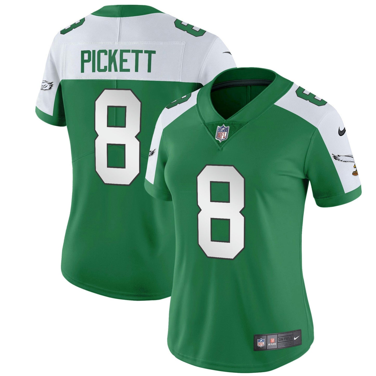 Camisa NFL Women’s Kelly Green Vapor Limited Jersey V2