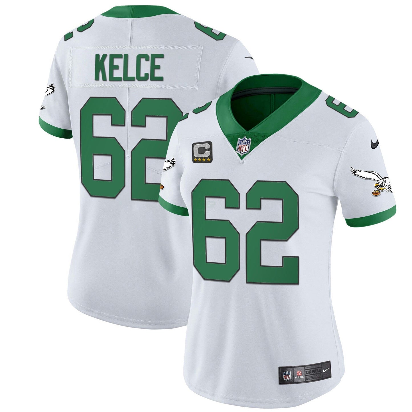 Camisa NFL Women’s Kelly Green Vapor Limited Jersey V2
