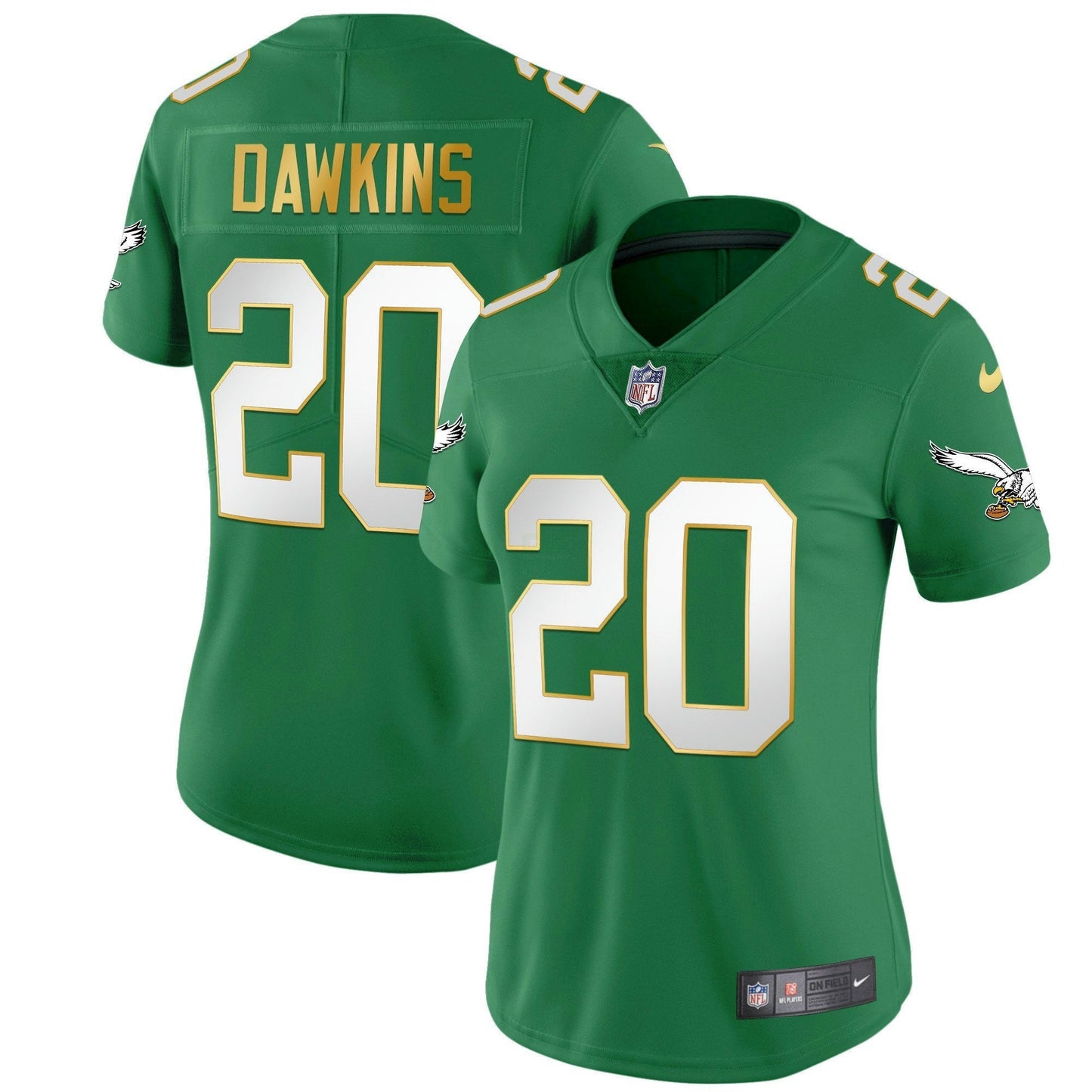 Camisa NFL Women’s Kelly Verde Dourada Jersey