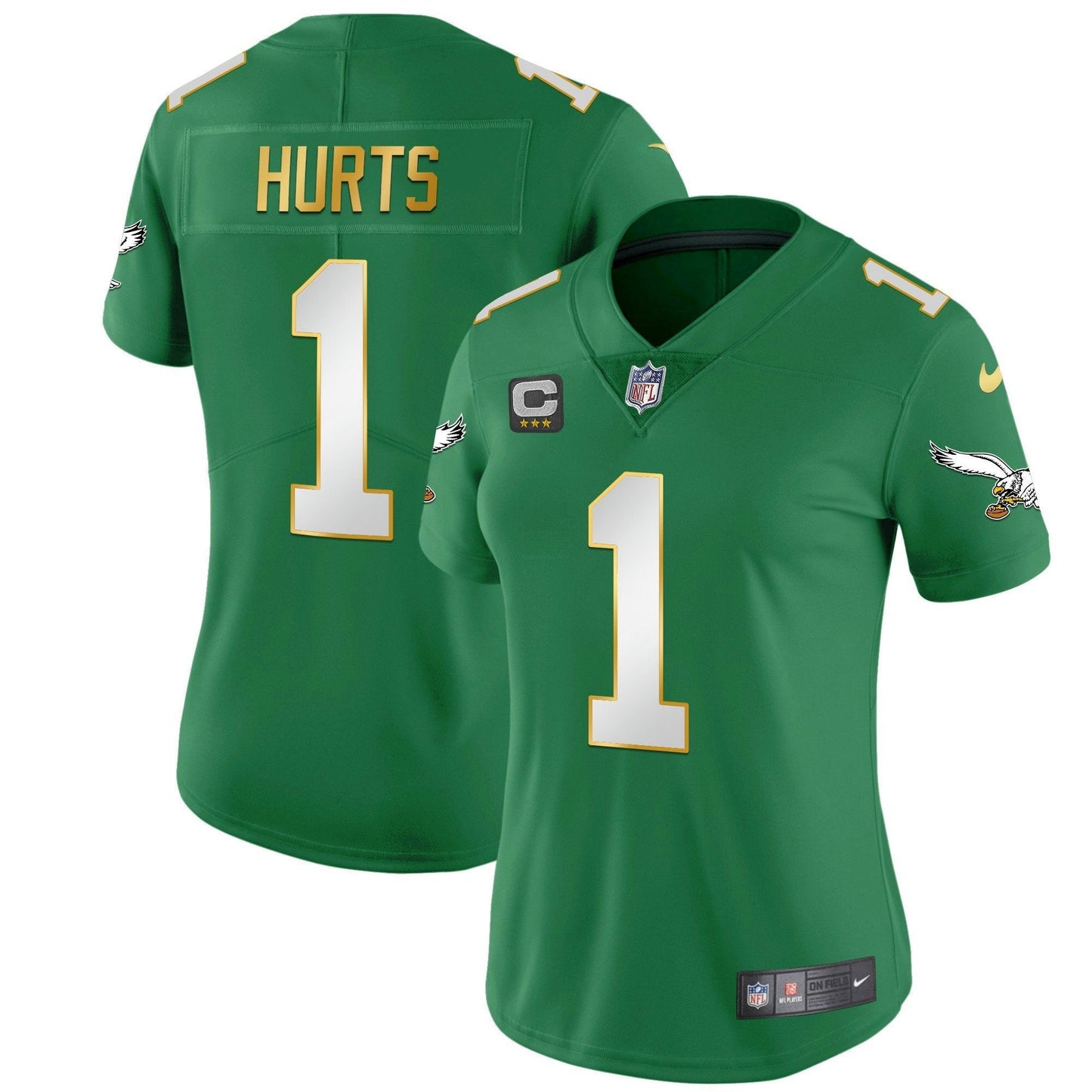 Camisa NFL Women’s Kelly Verde Dourada Jersey