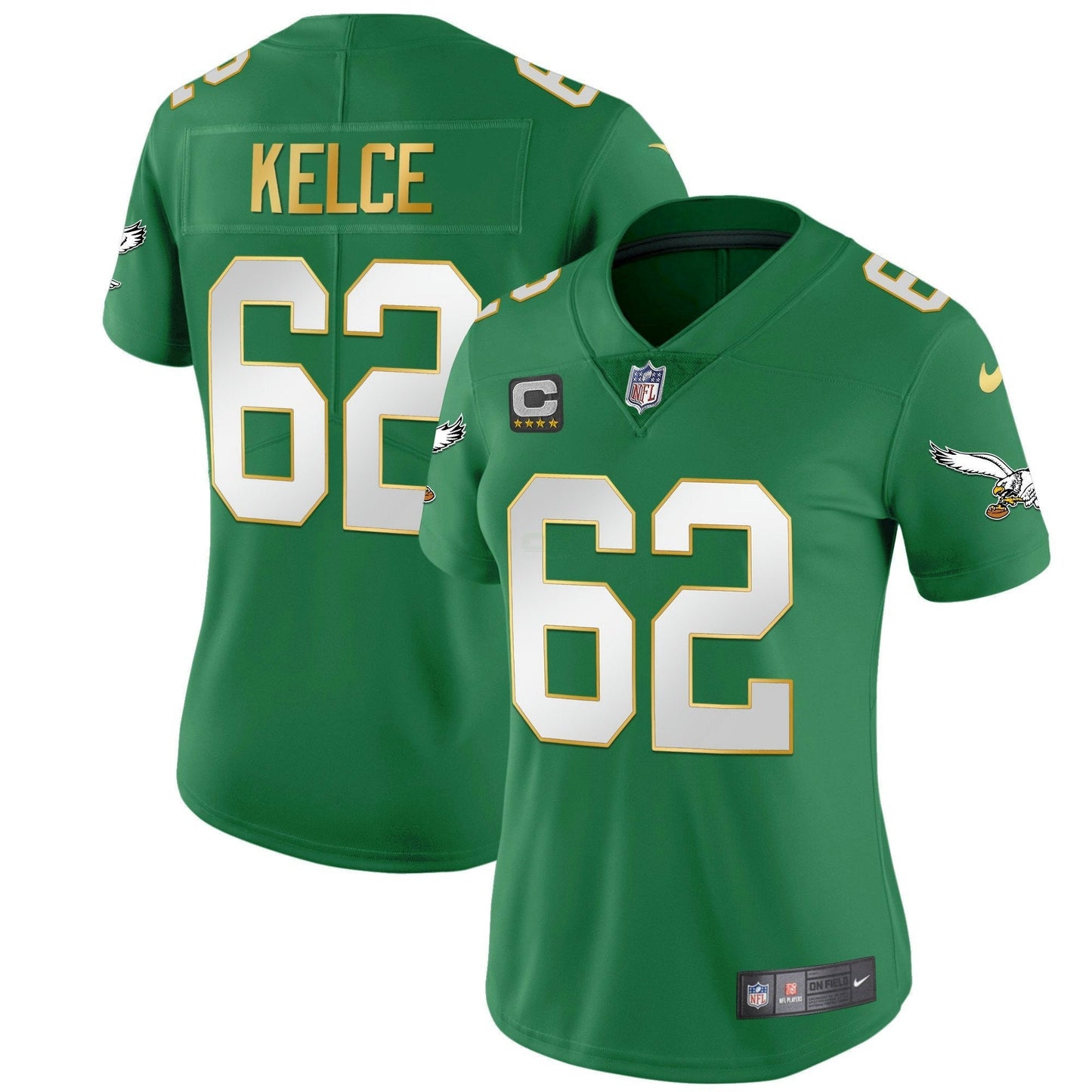 Camisa NFL Women’s Kelly Verde Dourada Jersey