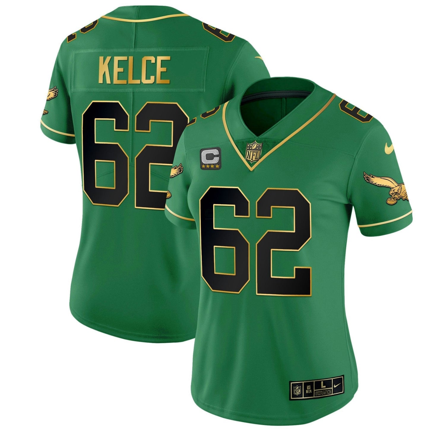 Camisa NFL Women’s Kelly Verde Dourada Jersey