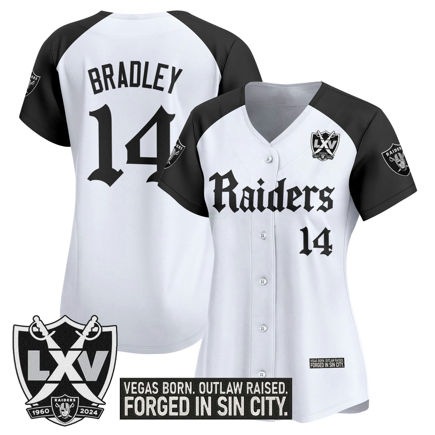 Camisa NFL Women’s Las Vegas ‘Gothic Sin City Shadows Edition’ Vapor Jersey