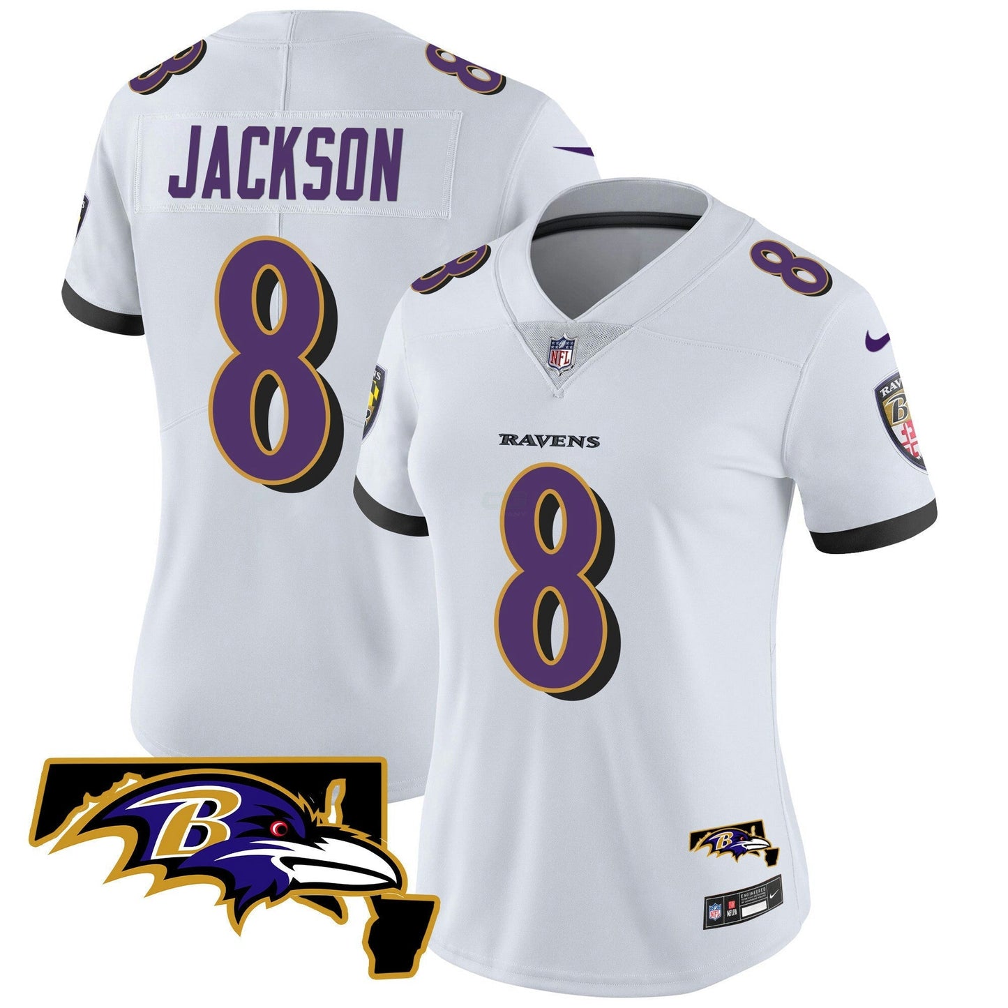 Camisa NFL Women’s Maryland Patch Vapor Limited Jersey