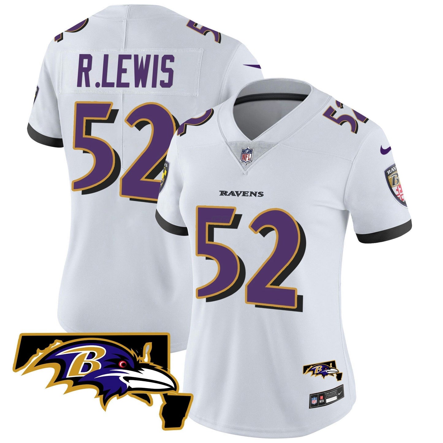 Camisa NFL Women’s Maryland Patch Vapor Limited Jersey