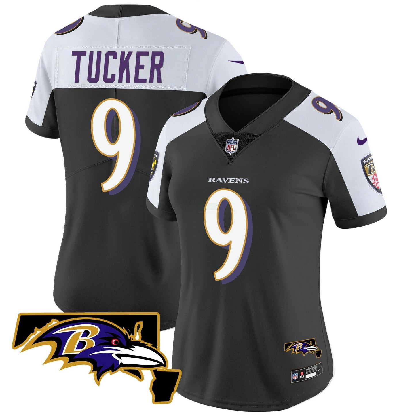 Camisa NFL Women’s Maryland Patch Vapor Limited Jersey