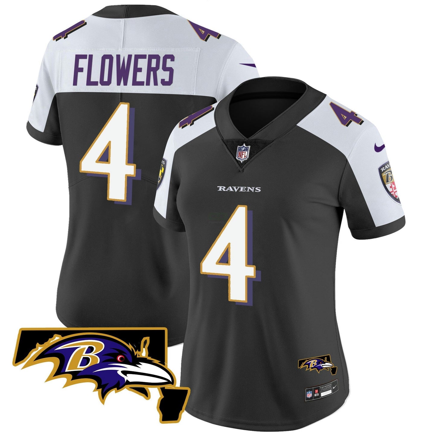 Camisa NFL Women’s Maryland Patch Vapor Limited Jersey
