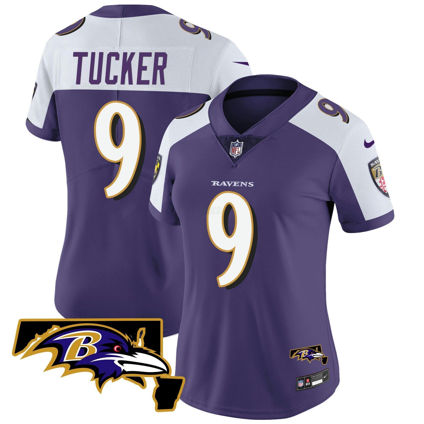 Camisa NFL Women’s Maryland Patch Vapor Limited Jersey