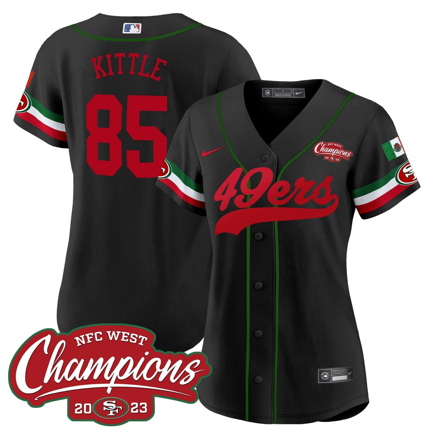 Camisa NFL Women’s Mexico 2023 NFC West Champions Jersey