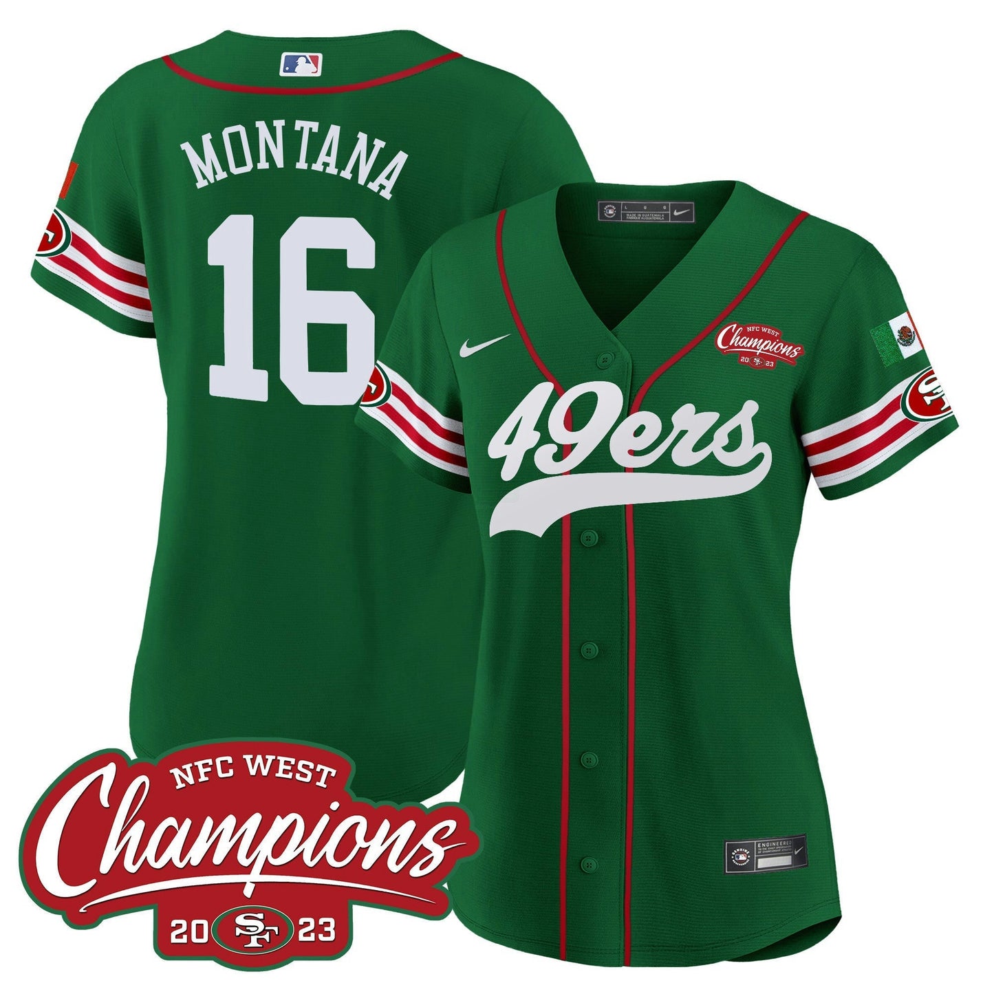 Camisa NFL Women’s Mexico 2023 NFC West Champions Jersey