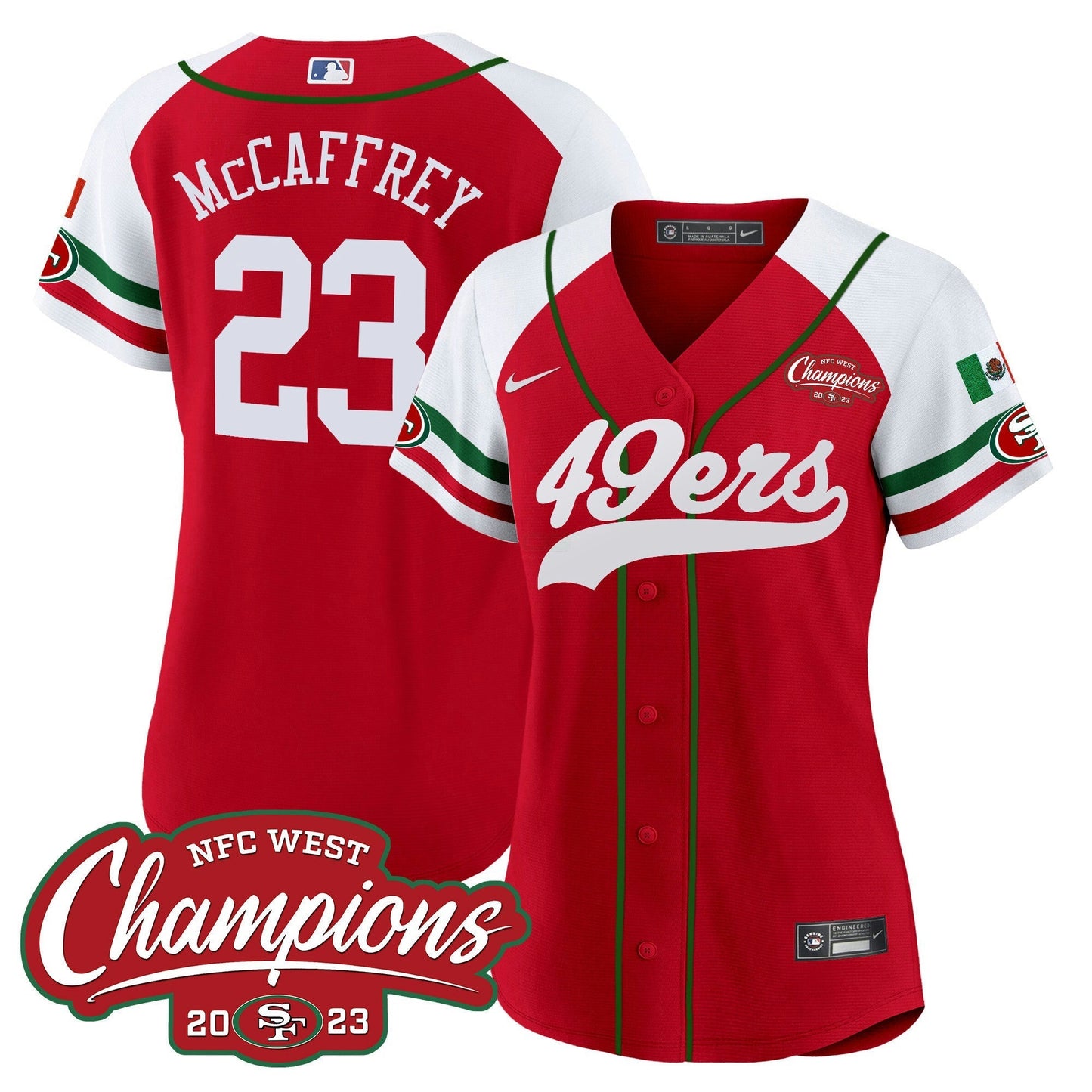 Camisa NFL Women’s Mexico 2023 NFC West Champions Jersey