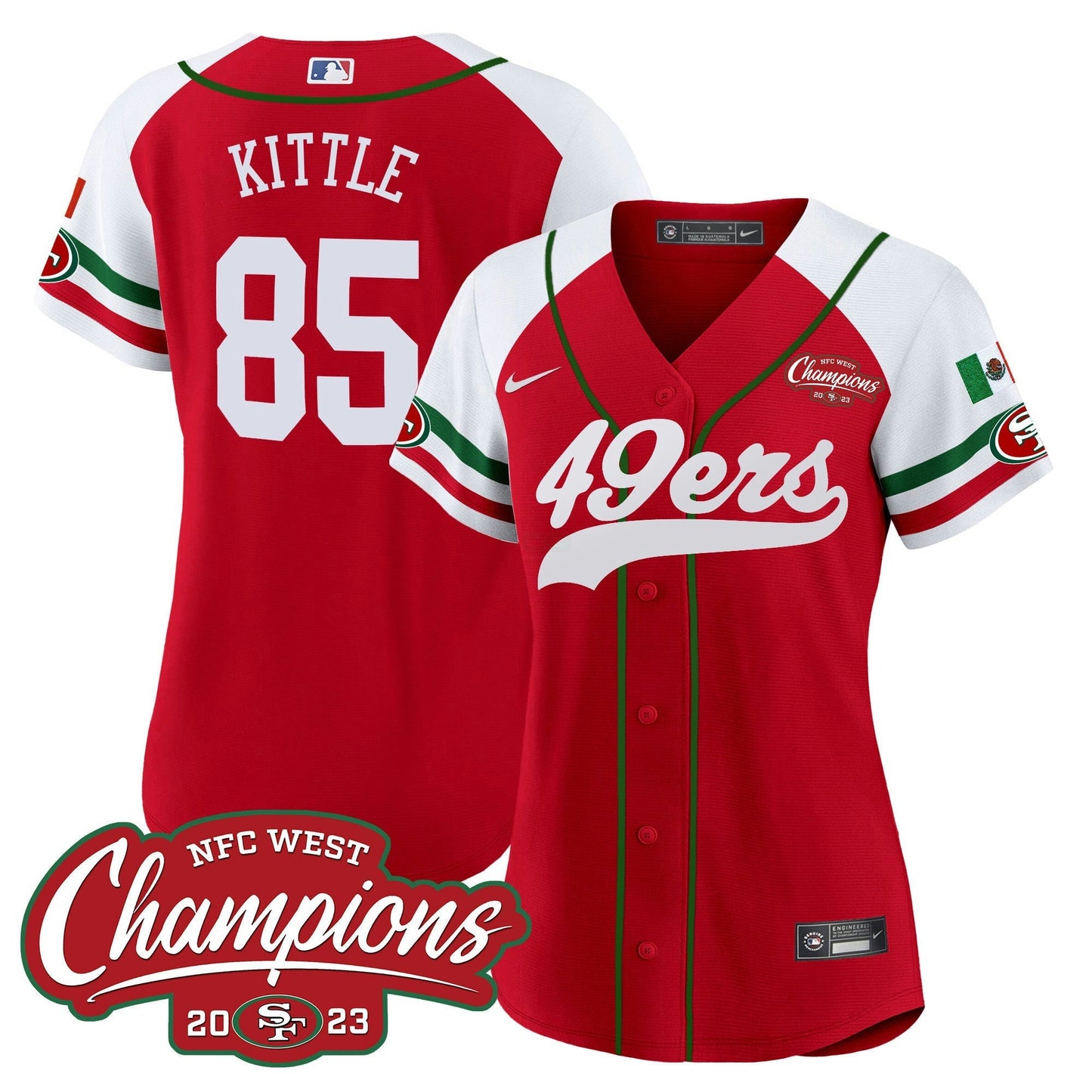 Camisa NFL Women’s Mexico 2023 NFC West Champions Jersey