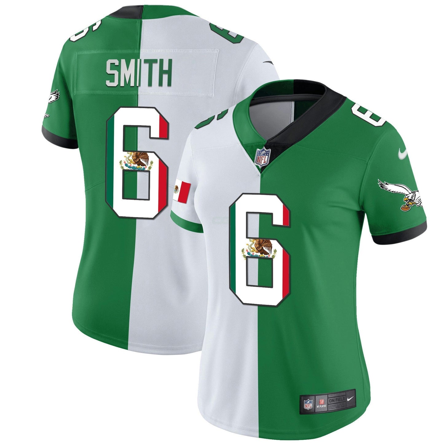 Camisa NFL Women’s Mexico Gold & Kelly Vapor Jersey