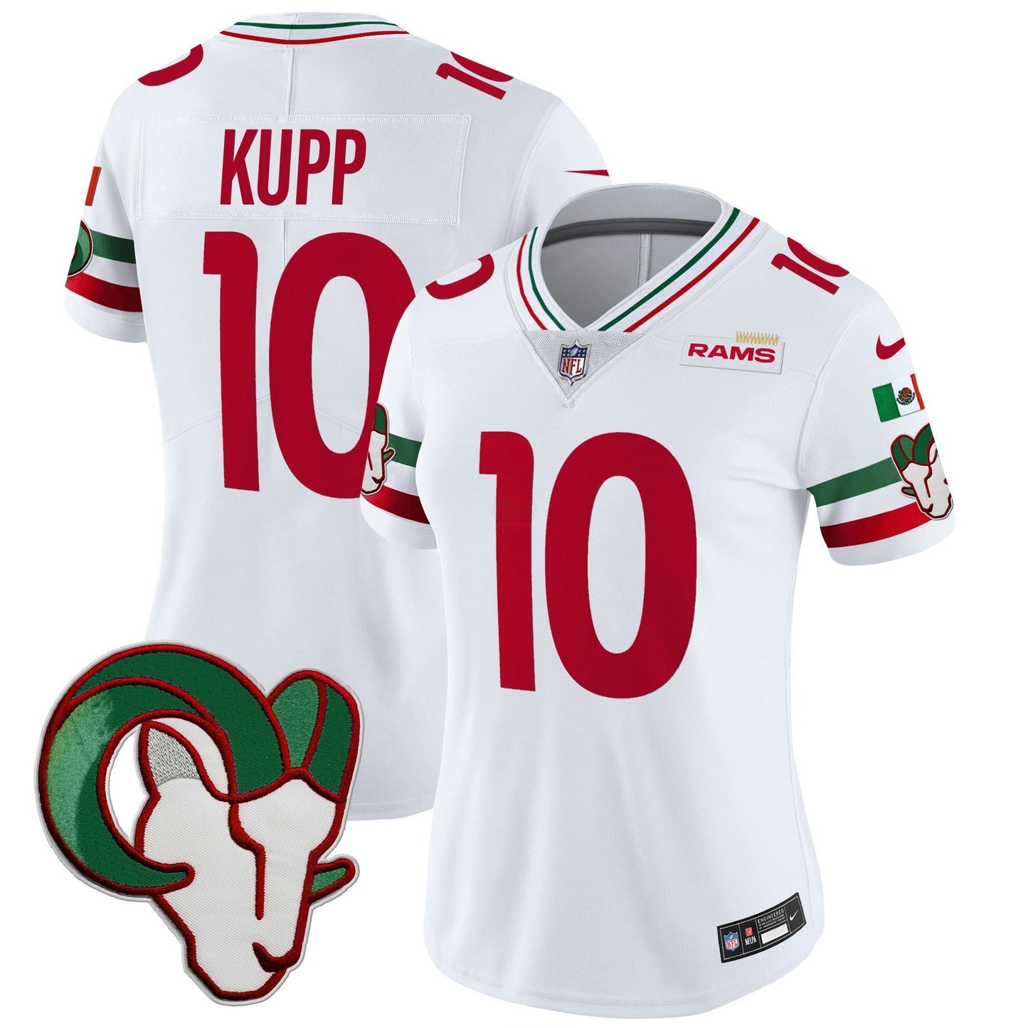 Camisa NFL Los Angeles Rams Women’s Mexico Vapor Limited Jersey