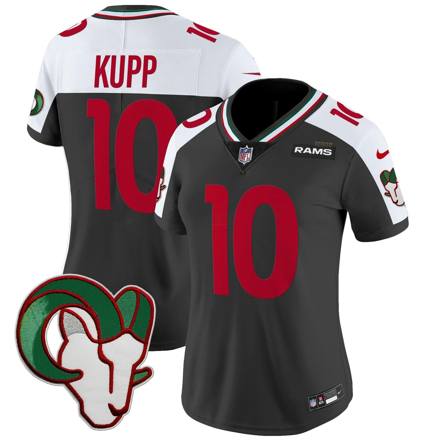 Camisa NFL Los Angeles Rams Women’s Mexico Vapor Limited Jersey