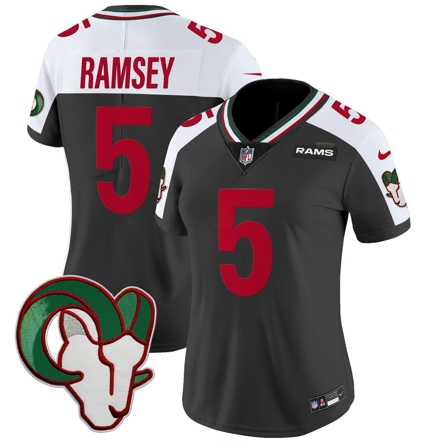 Camisa NFL Los Angeles Rams Women’s Mexico Vapor Limited Jersey