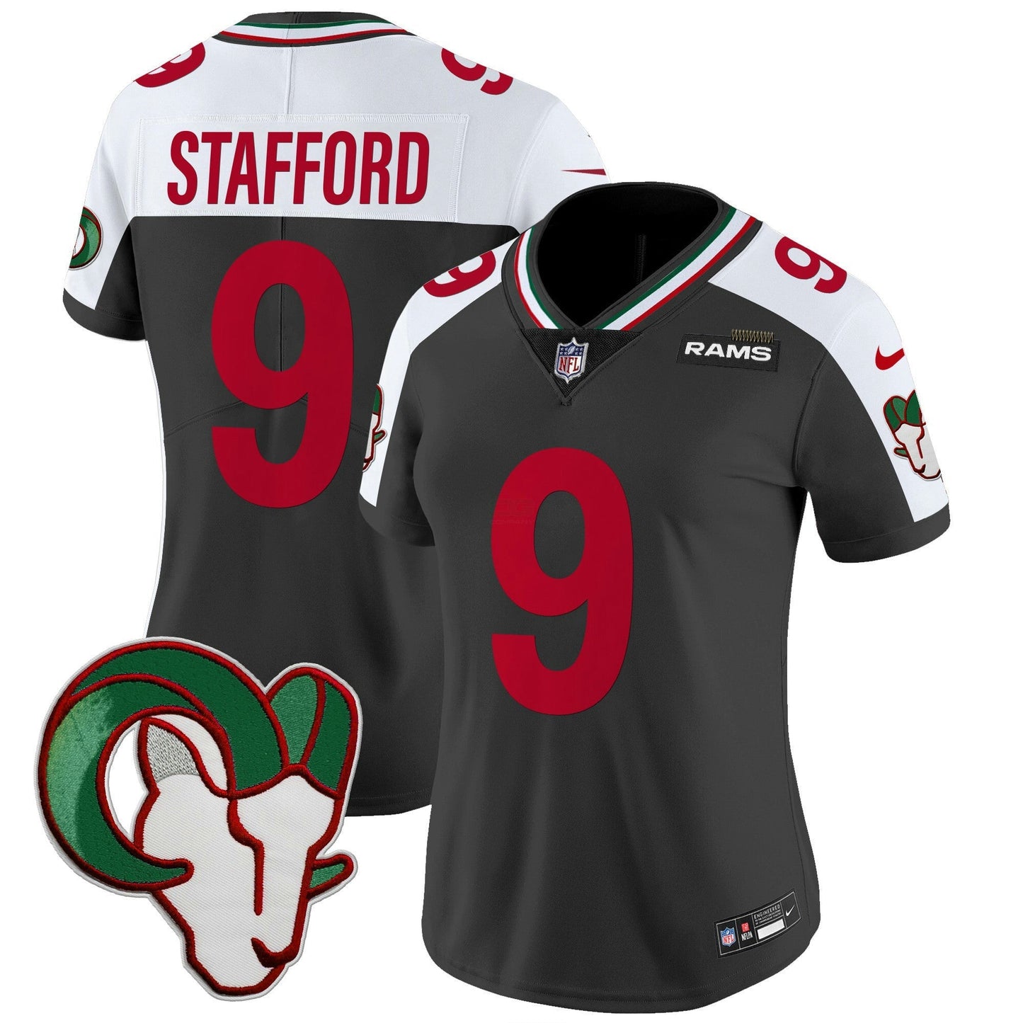 Camisa NFL Los Angeles Rams Women’s Mexico Vapor Limited Jersey