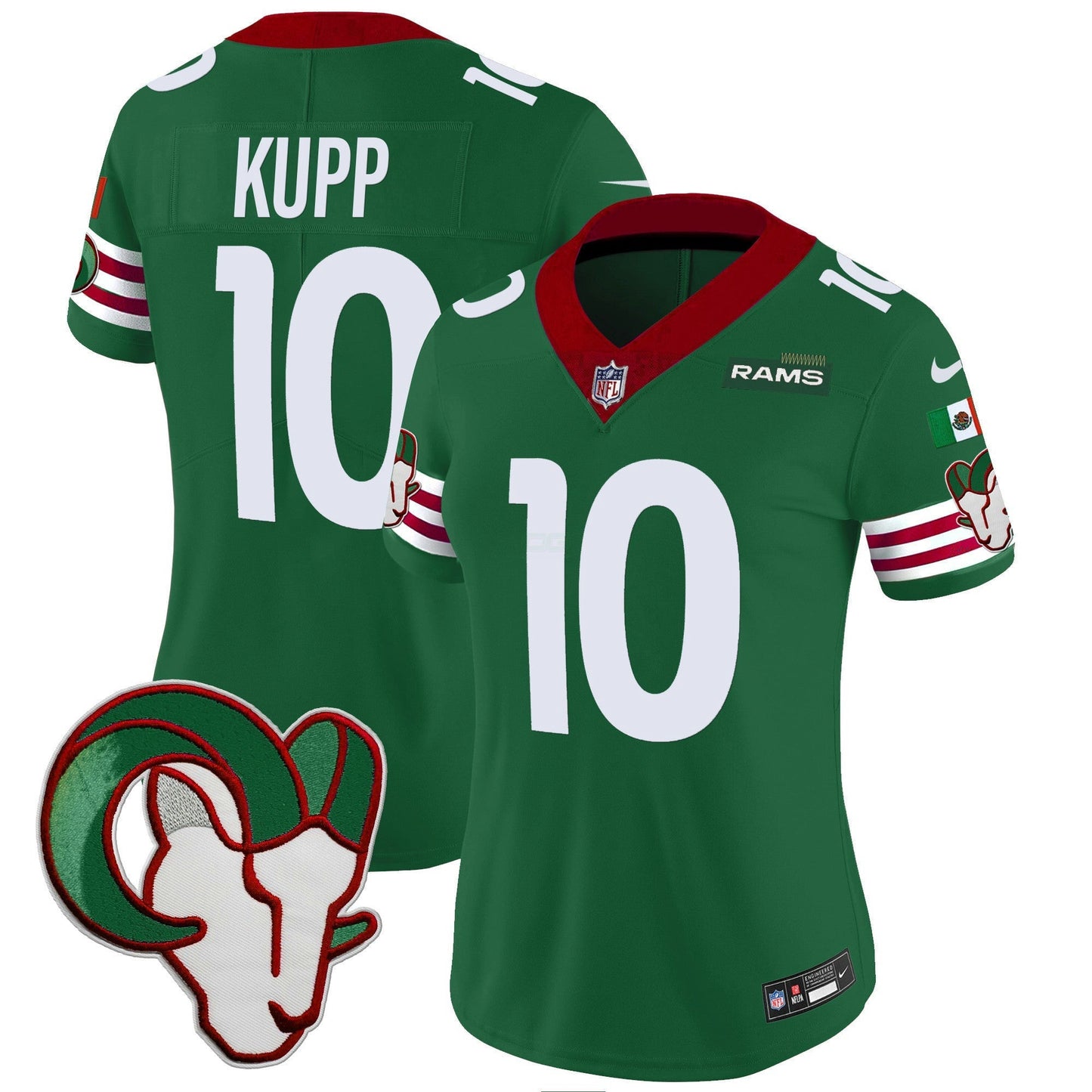 Camisa NFL Los Angeles Rams Women’s Mexico Vapor Limited Jersey
