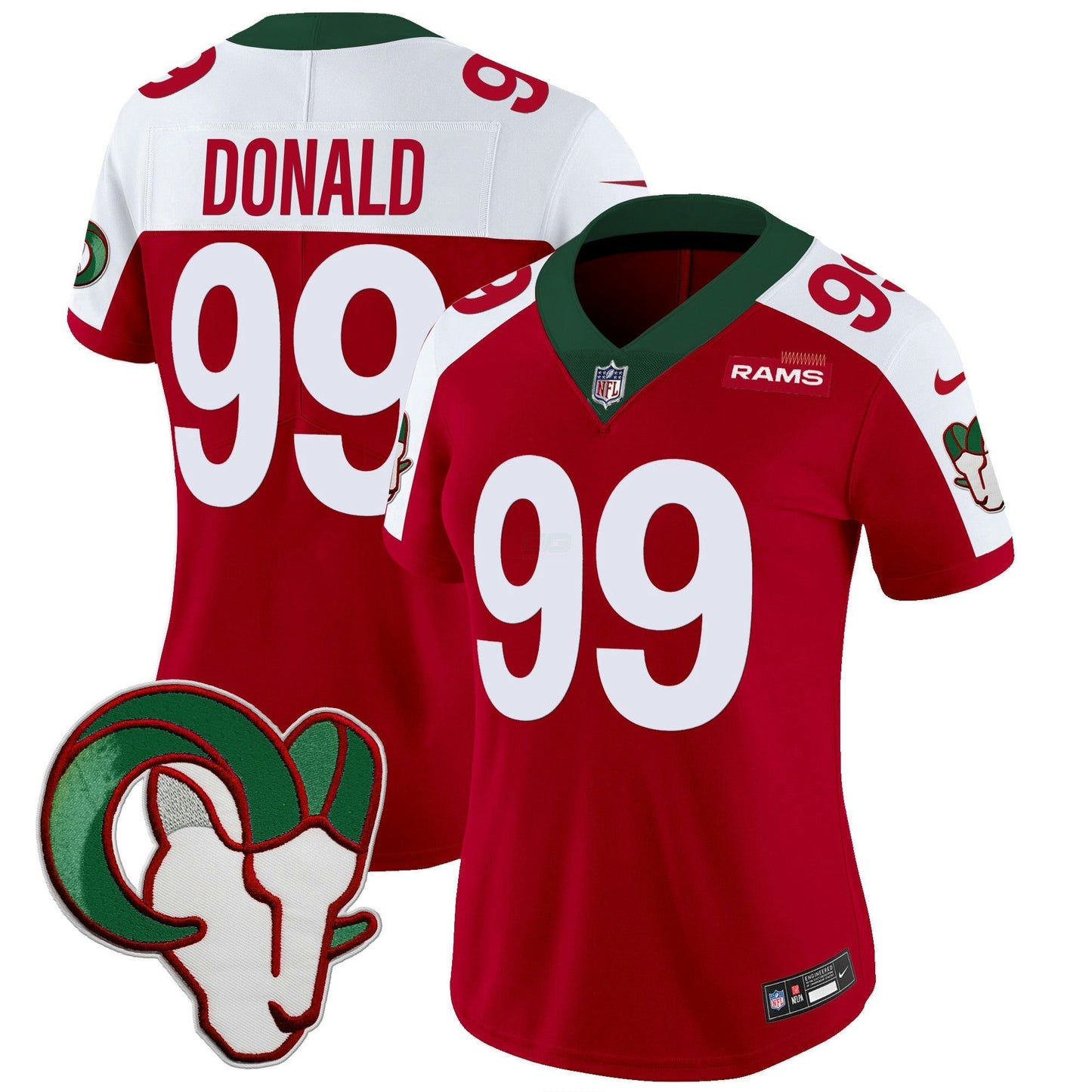 Camisa NFL Los Angeles Rams Women’s Mexico Vapor Limited Jersey