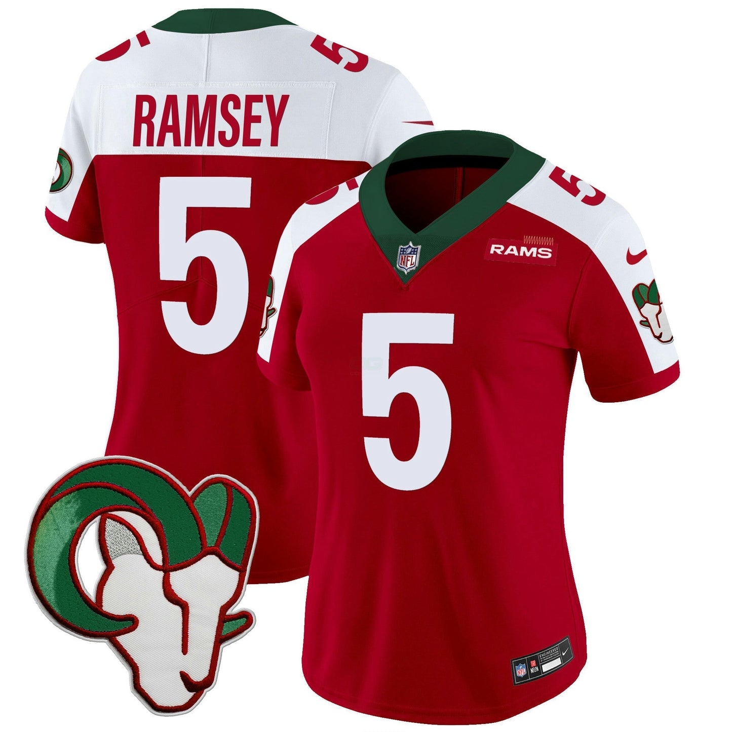 Camisa NFL Los Angeles Rams Women’s Mexico Vapor Limited Jersey