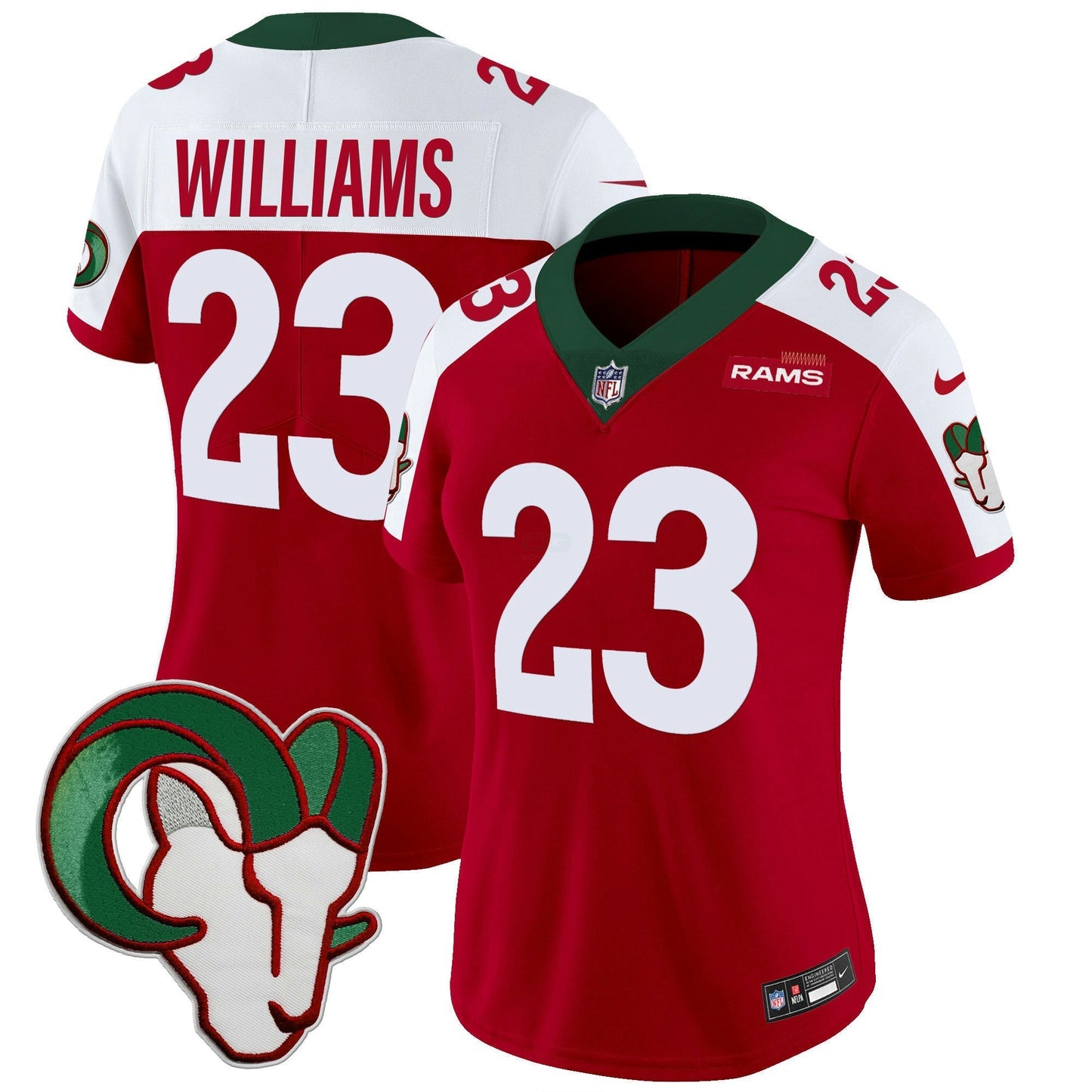Camisa NFL Los Angeles Rams Women’s Mexico Vapor Limited Jersey