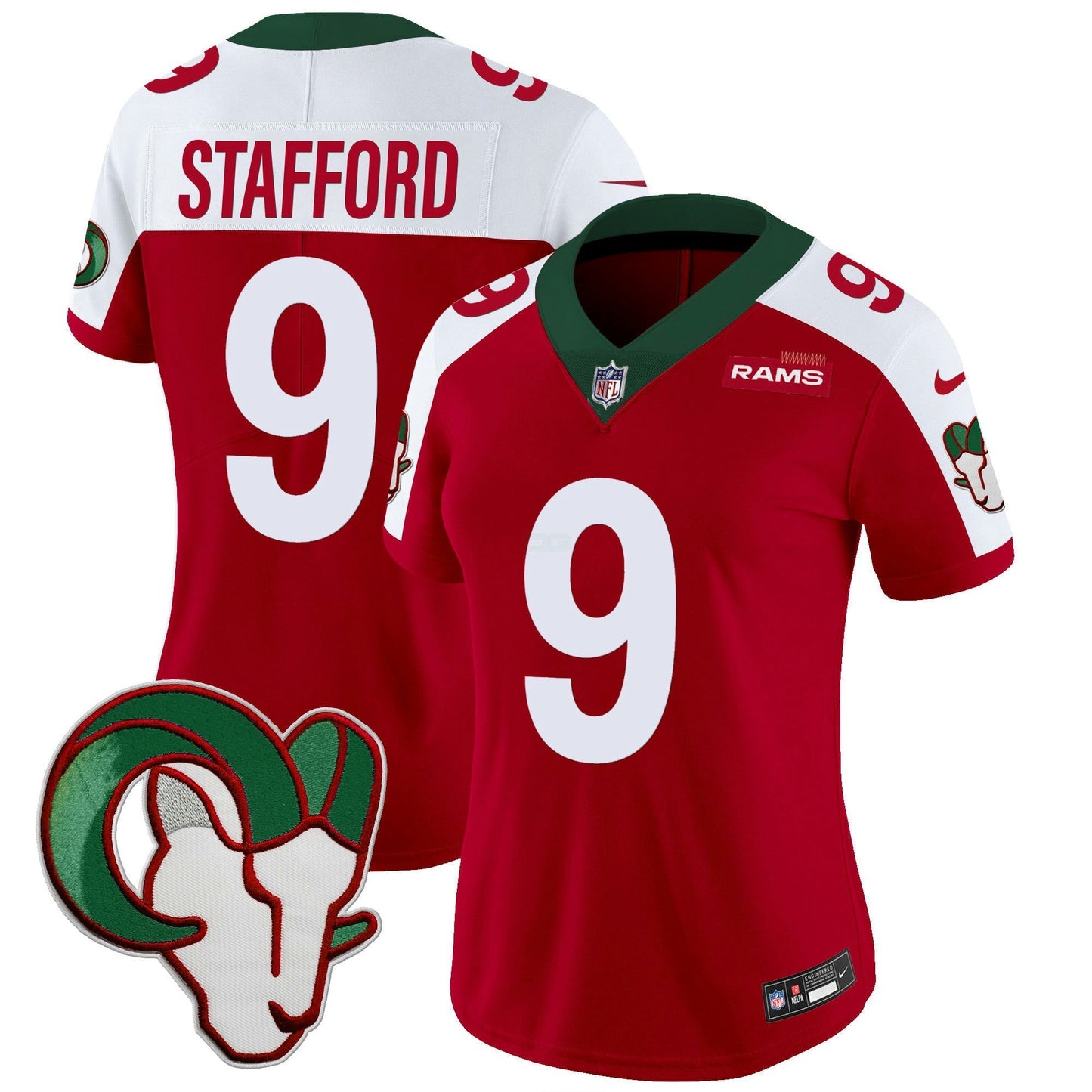 Camisa NFL Los Angeles Rams Women’s Mexico Vapor Limited Jersey