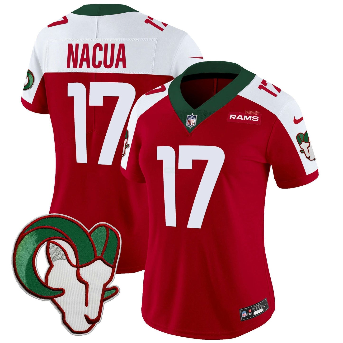 Camisa NFL Los Angeles Rams Women’s Mexico Vapor Limited Jersey