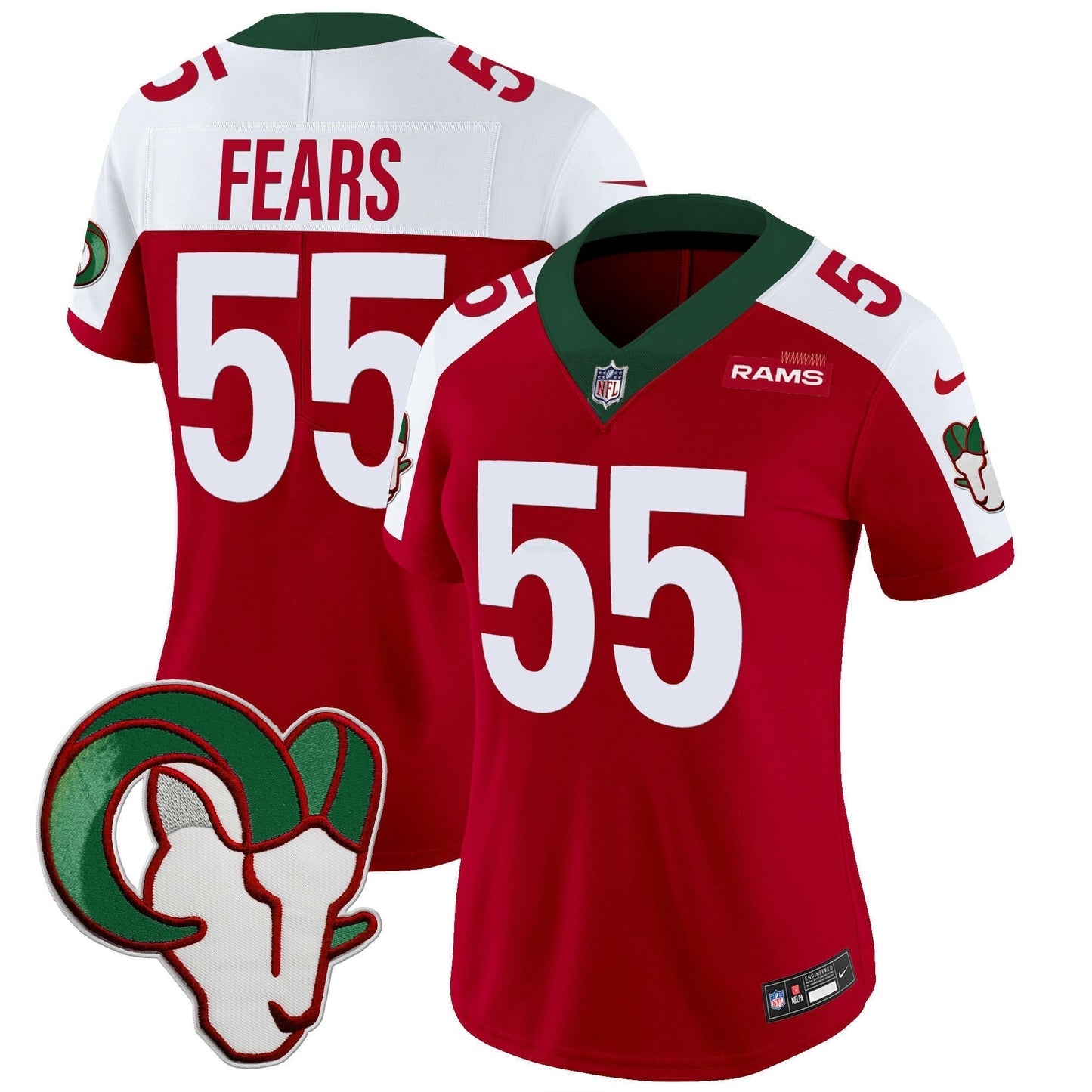 Camisa NFL Los Angeles Rams Women’s Mexico Vapor Limited Jersey