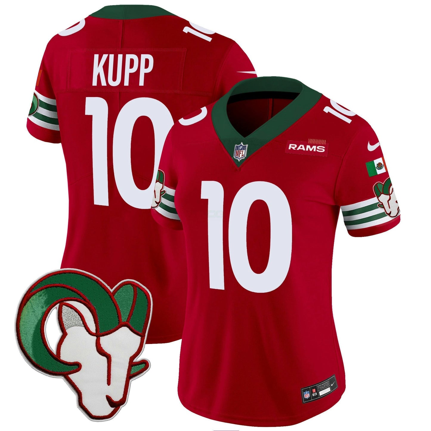 Camisa NFL Los Angeles Rams Women’s Mexico Vapor Limited Jersey