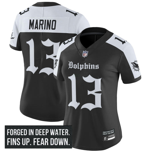 Camisa NFL Women’s Miami ‘Gothic Deep Water Edition’ Vapor Limited Jersey