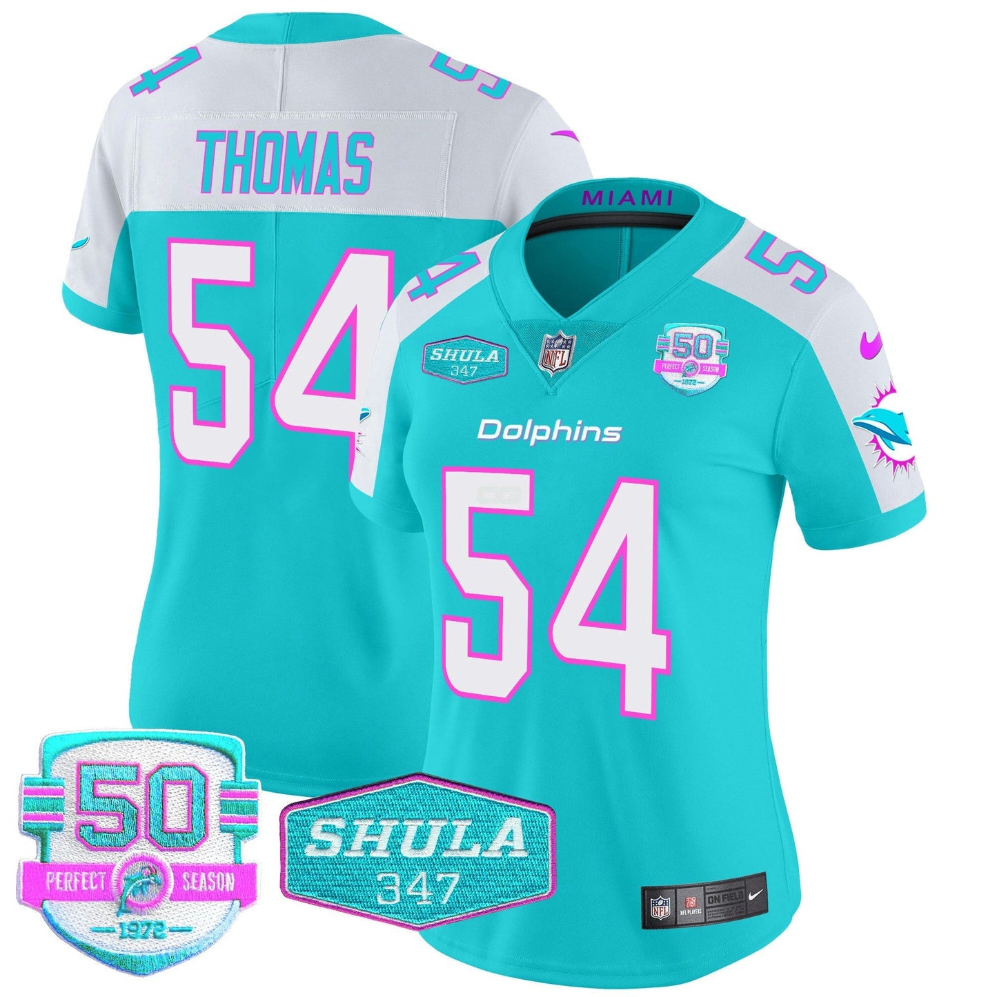 Camisa NFL Women’s “Miami Vice” Vapor Limited Jersey V2