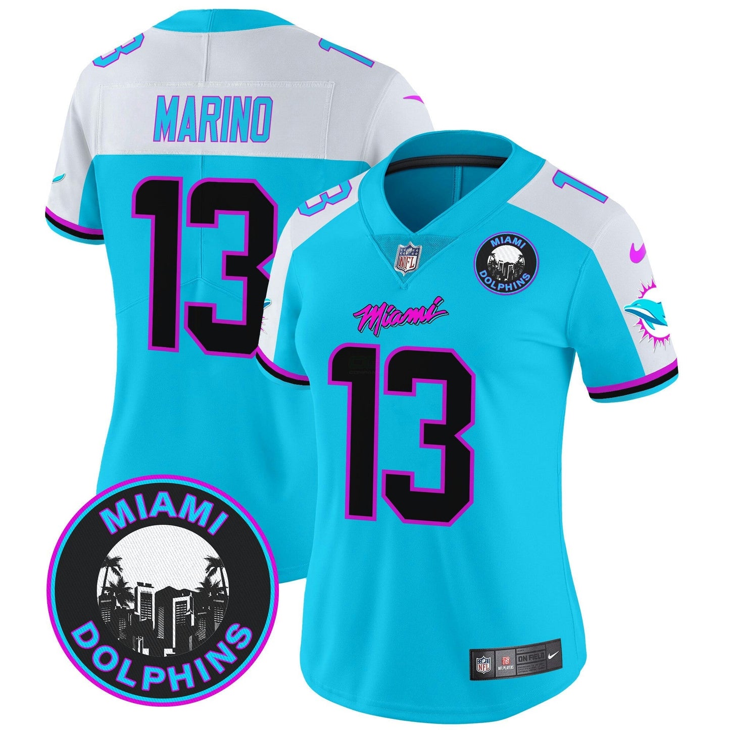 Camisa NFL Women’s “Miami Vice” Vapor Limited Jersey V3