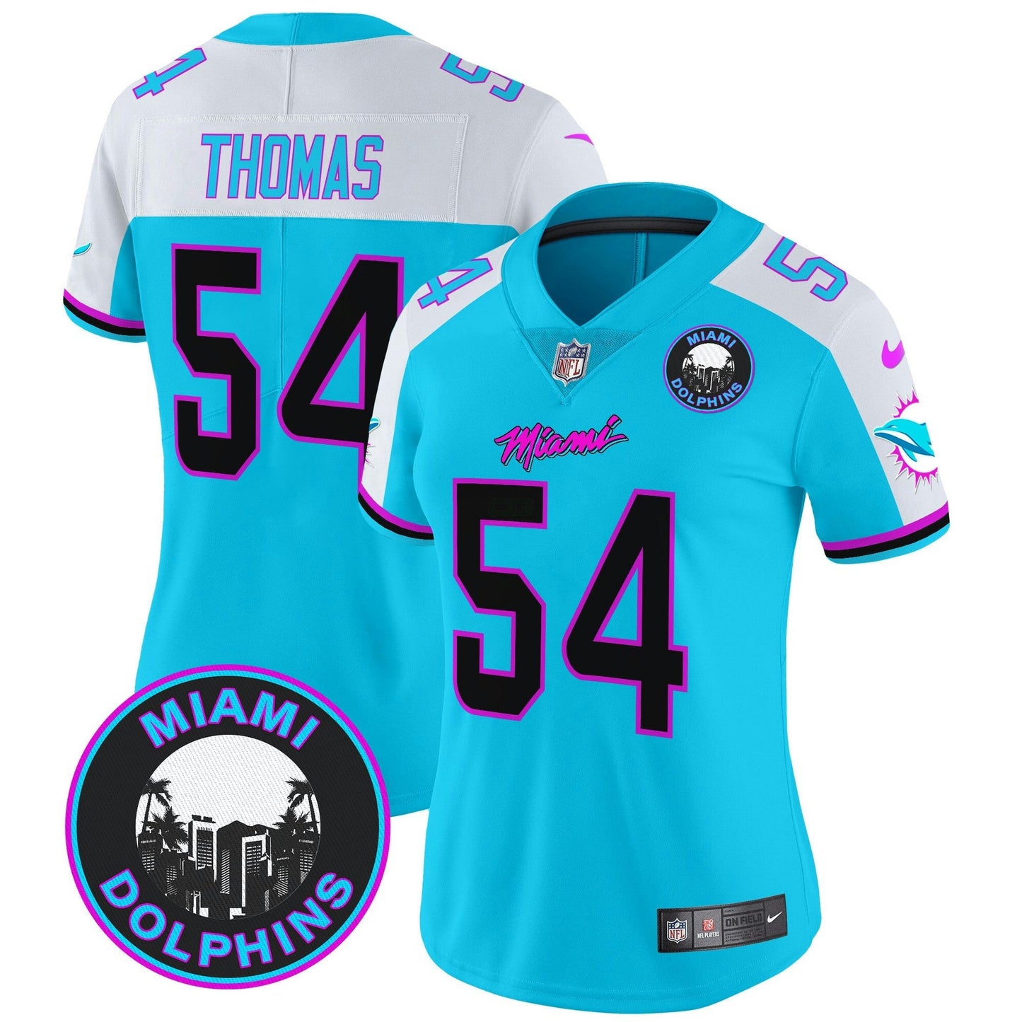 Camisa NFL Women’s “Miami Vice” Vapor Limited Jersey V3