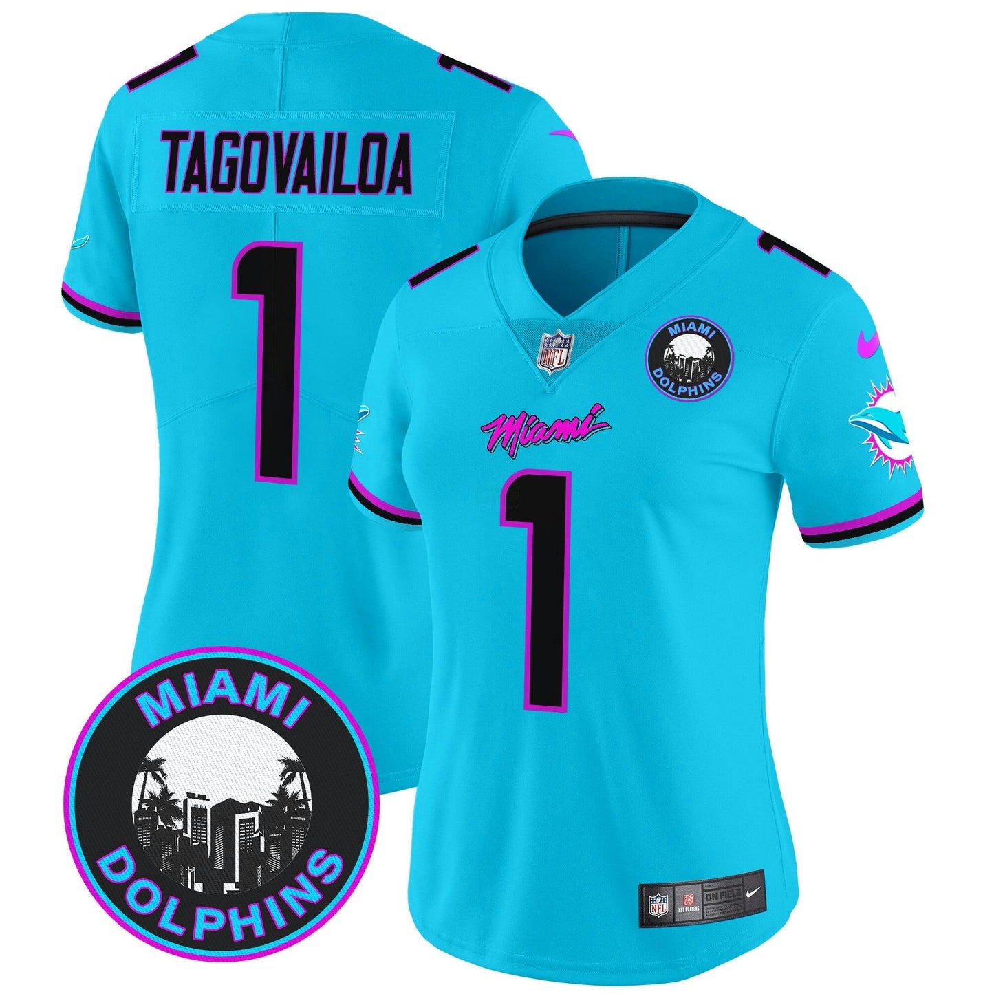 Camisa NFL Women’s “Miami Vice” Vapor Limited Jersey V3