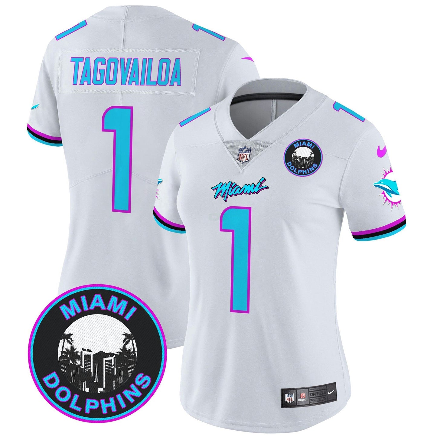 Camisa NFL Women’s “Miami Vice” Vapor Limited Jersey V3