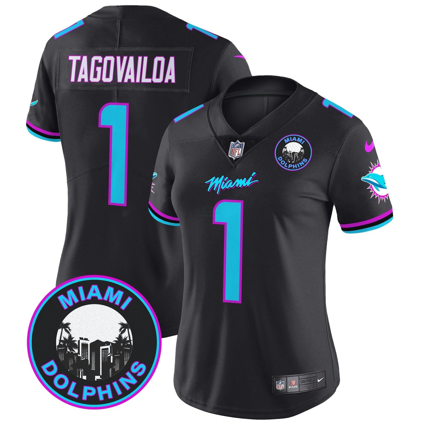 Camisa NFL Women’s “Miami Vice” Vapor Limited Jersey V3