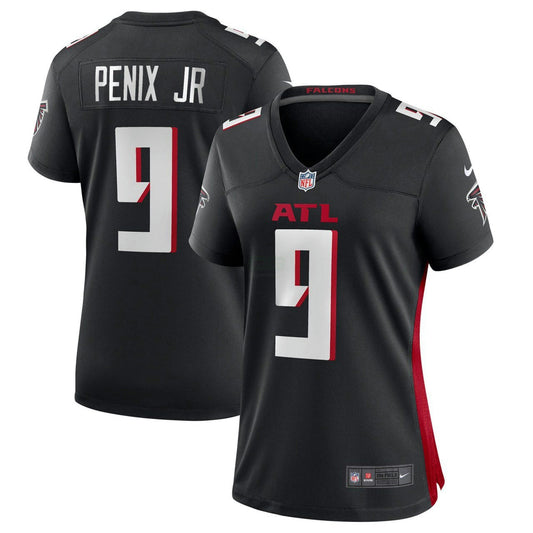 Camisa NFL Women’s Michael Penix Jr. Atlanta Black Game Jersey