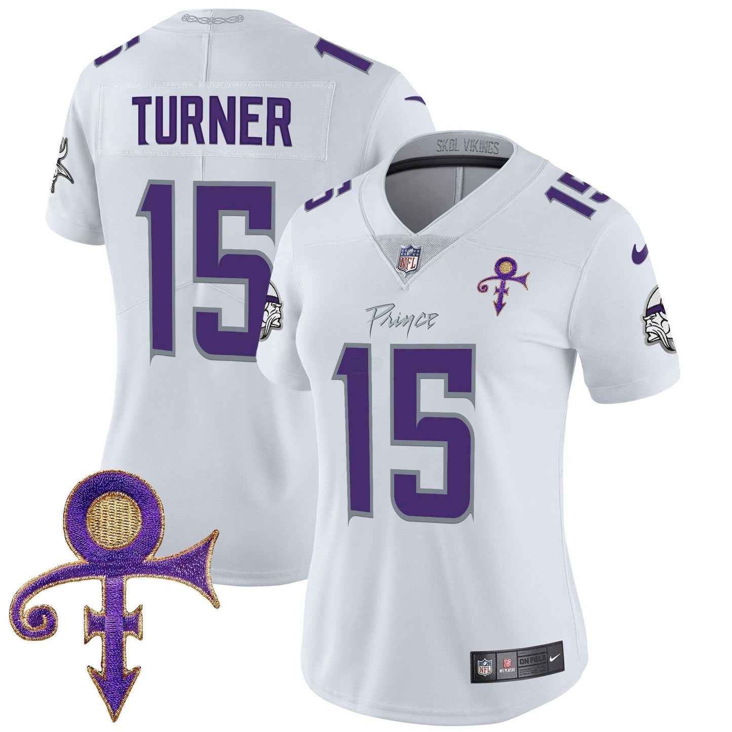 Camisa NFL Women’s Minnesota 2024 Prince Vapor Limited Jersey