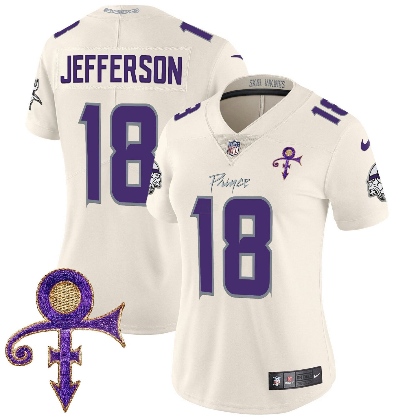 Camisa NFL Women’s Minnesota 2024 Prince Vapor Limited Jersey