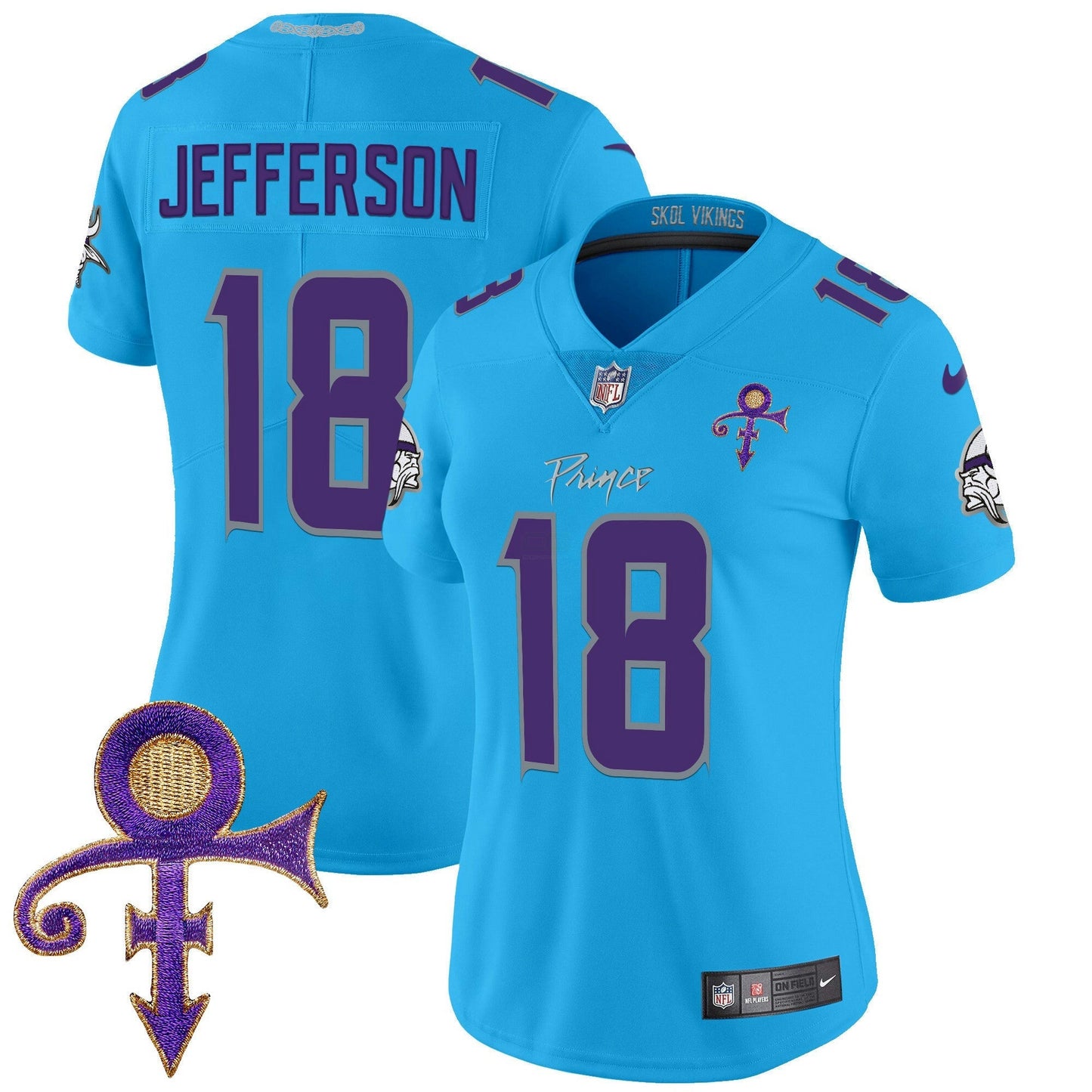Camisa NFL Women’s Minnesota 2024 Prince Vapor Limited Jersey