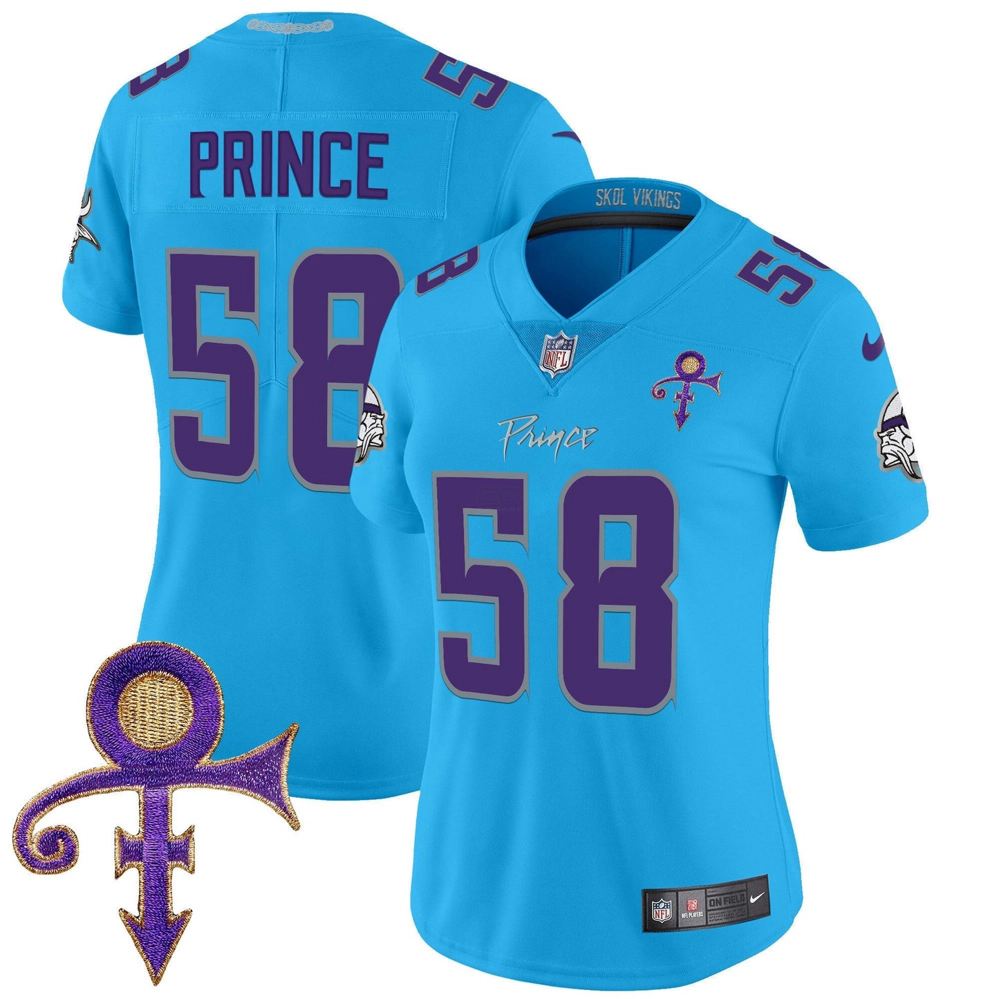 Camisa NFL Women’s Minnesota 2024 Prince Vapor Limited Jersey