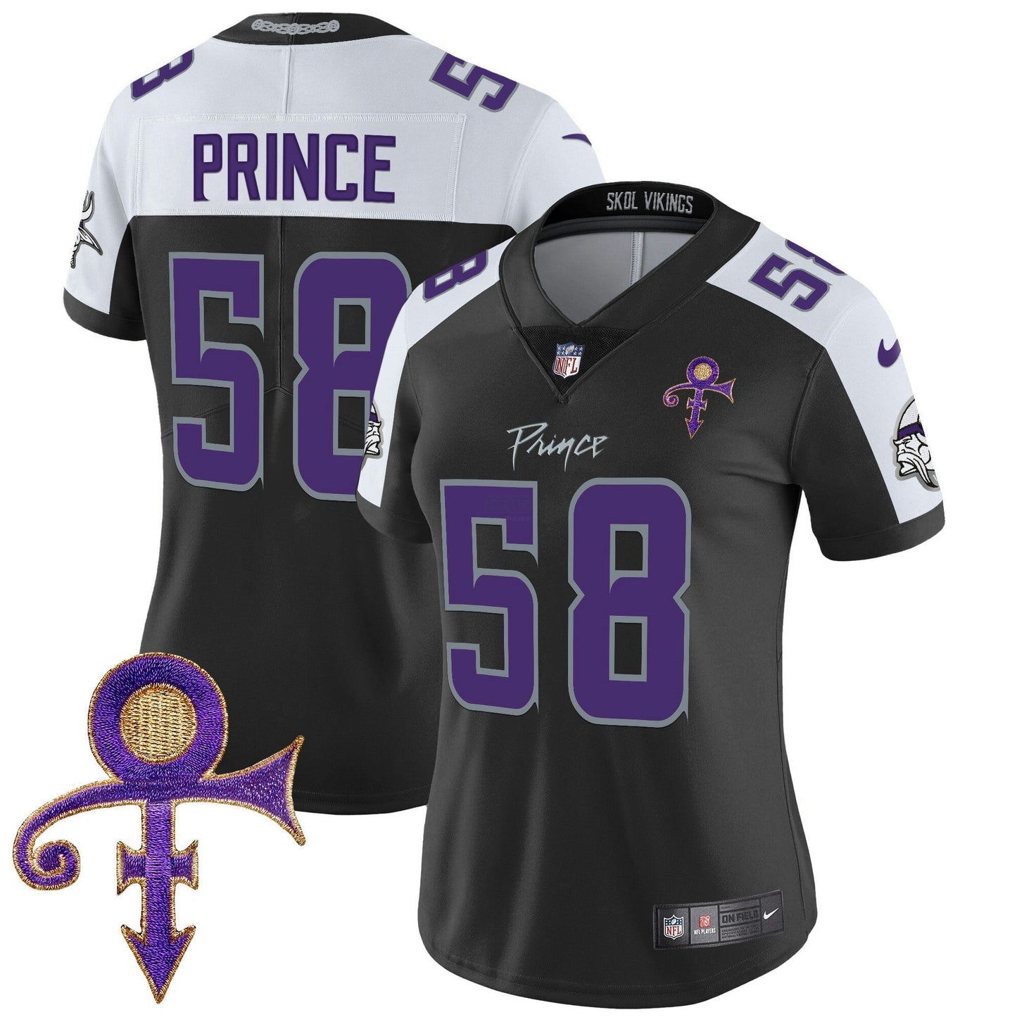 Camisa NFL Women’s Minnesota 2024 Prince Vapor Limited Jersey