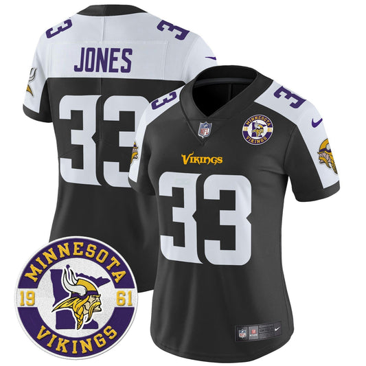 Camisa NFL Women’s Minnesota 2024 Vapor Limited Jersey V2 – Est. 1961 Patch