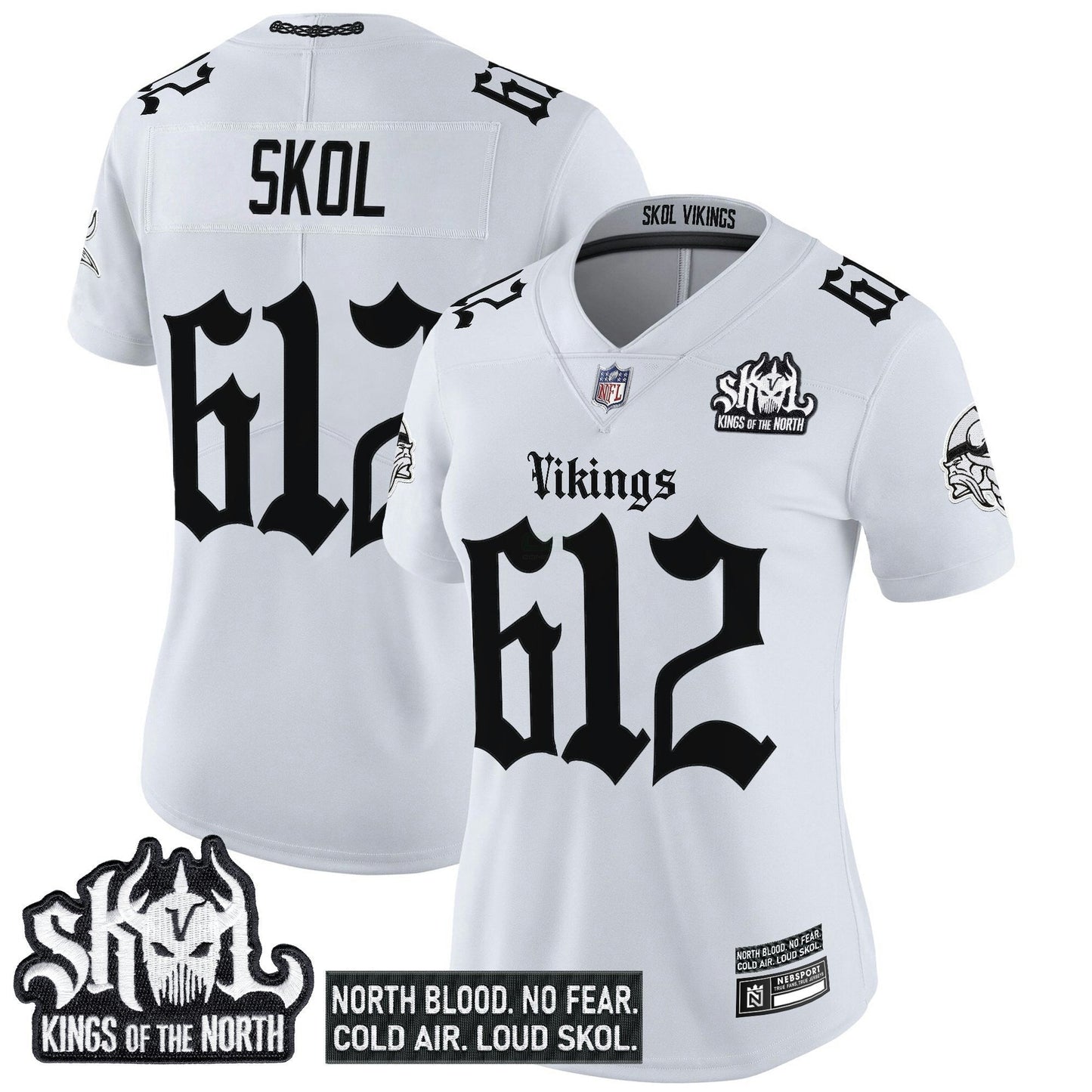 Camisa NFL Women’s Minnesota ‘Gothic Norseblood Edition’ Vapor Limited Jersey