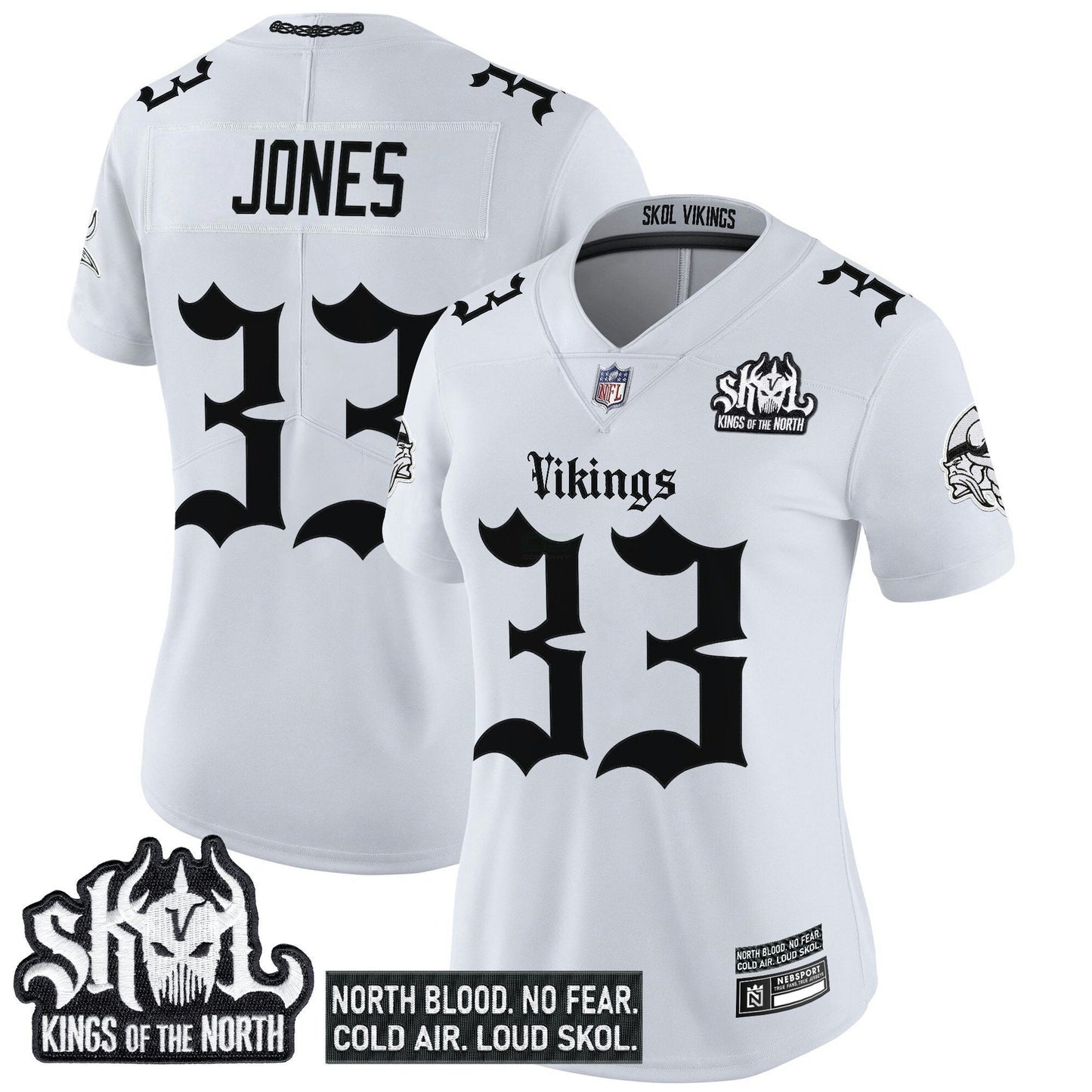 Camisa NFL Women’s Minnesota ‘Gothic Norseblood Edition’ Vapor Limited Jersey